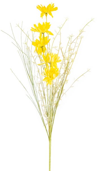 Flori de câmp artificiale 50 cm, galbene