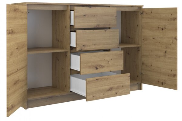 Shannan 2D4S, comoda, stejar