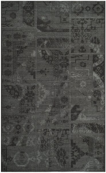 Covor Oriental & Clasic Salam, Negru/Gri, 122x183