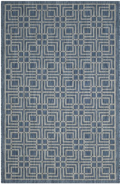 Covor Modern & Geometric Nantucket, Albastru/Gri, 160x231