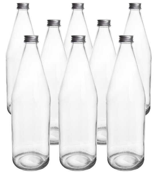 Set borcane din sticlă Orion Edensaft, cu capac, 0,7 l, 8 buc