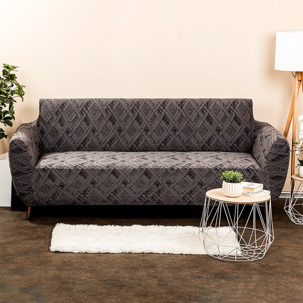 Husă multielastică 4Home Comfort Plus, pentru canapea, gri, 180 - 220 cm, 180 - 220 cm