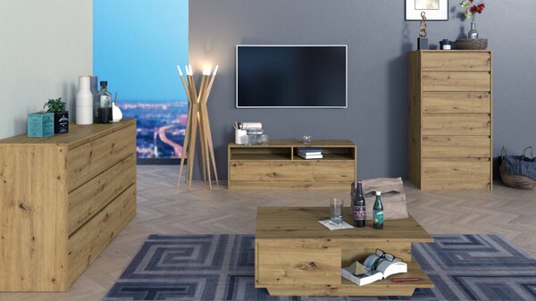 Shannan K120 2X3, comoda, stejar