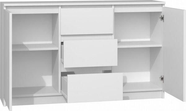 Drohmo 2D3S, comoda, alb