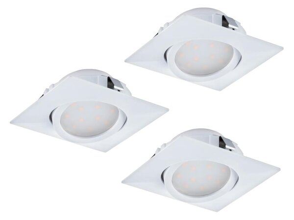 Eglo 95844 - SET 3x Corp de iluminat LED tavan fals PINEDA 1xLED/6W/230V