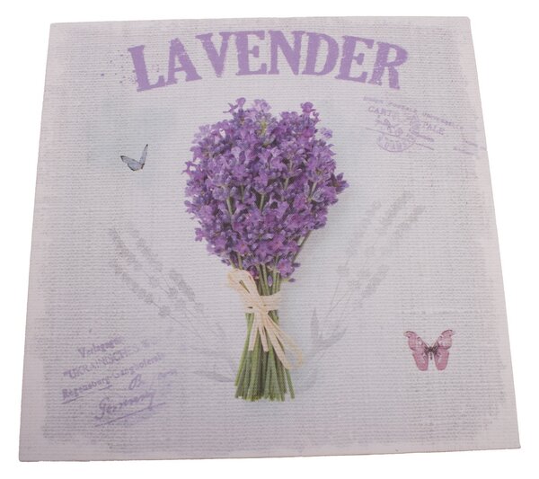 Tablou pe pânză Lavender, 28 x 28 cm