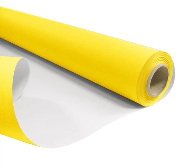 Hartie ambalat cadouri GALBENA in rola 0,79 x 40 metri