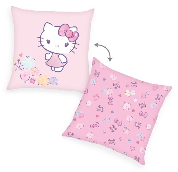 Pătură Hello Kitty Flori, 40 x 40 cm