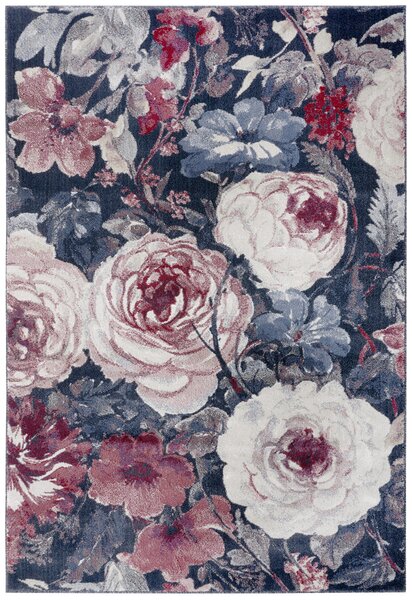 Covor Floral Romance, Roz/Albastru 160x230