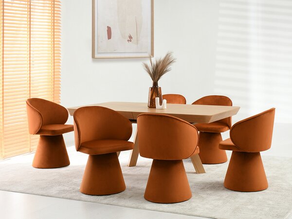 Scaun sufragerie Simulada (cupru). Promo -13%. 1136636
