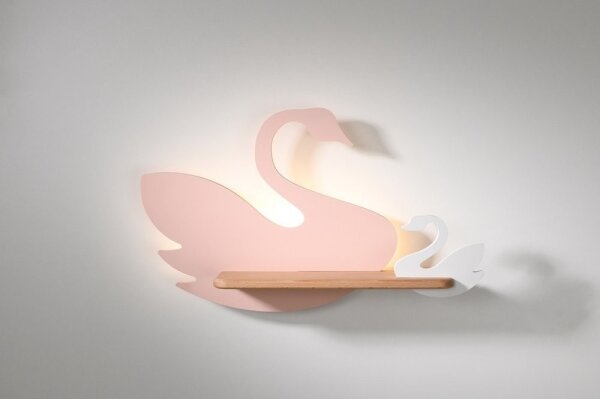 Aplică LED cu raft pentru copii SWAN LED/5W/230V