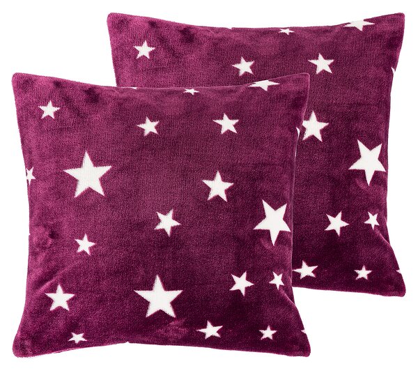 Față de pernă 4Home Stars violet, 40 x 40 cm, set 2 buc