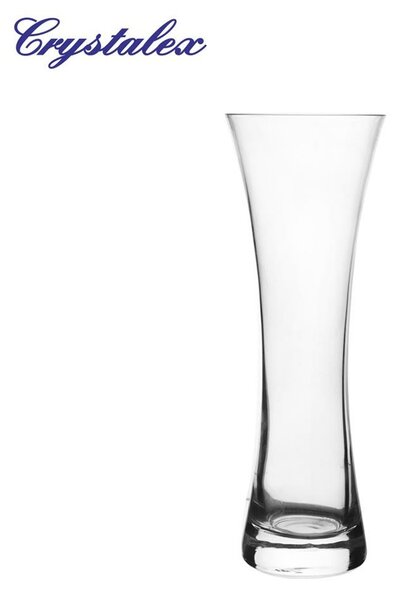 Vază de sticlă Crystalex, 7 x 19,5 cm