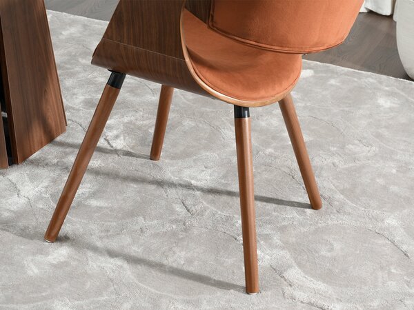 Scaun sufragerie Busque (cupru + nuc). Promo -13%. 1136460