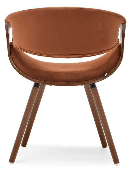 Scaun sufragerie Busque (cupru + nuc). Promo -13%. 1136460