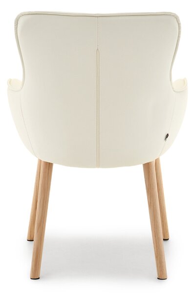 Scaun sufragerie Camisetas (crem + stejar). Promo -14%. 1136489