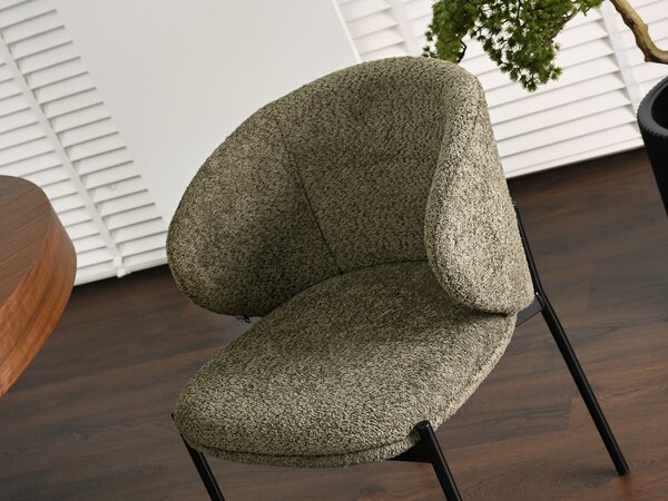 Scaun sufragerie Matices (verde + negru). Promo -13%. 1136564