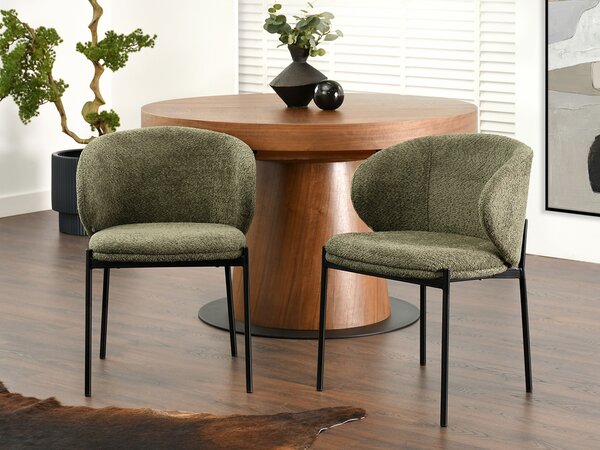 Scaun sufragerie Matices (verde + negru). Promo -13%. 1136564