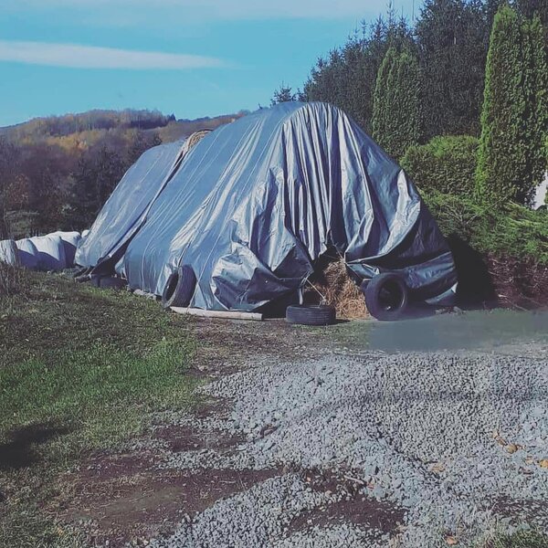 JAKS PRELATĂ NEAGRĂ-ARGINTIE 3X5 M 260G/M2