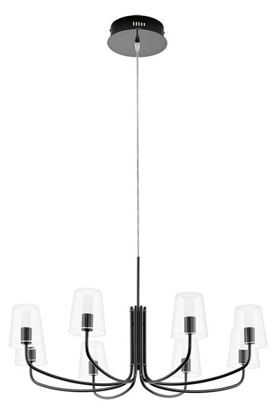 Eglo 96514 - LED Lampa suspendata NOVENTA 1 8xLED/3,3W/230V negru