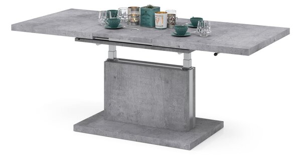 Mazzoni ASTON Beton Millennium - MĂSUȚĂ EXTENSIBILĂ MODERNĂ MĂSUȚĂ DE CAFEA