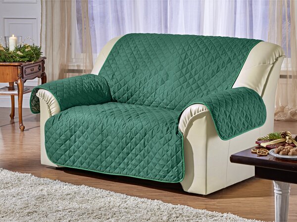 ASTOREO Husa pentru canapea de 2 locuri - verde - Mărimea 188x225cm