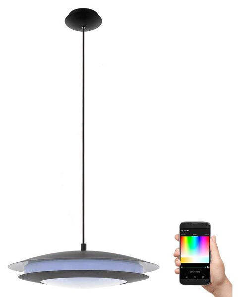 Pendul LED RGB MONEVA-C 1xLED/27W/230V Eglo 96979