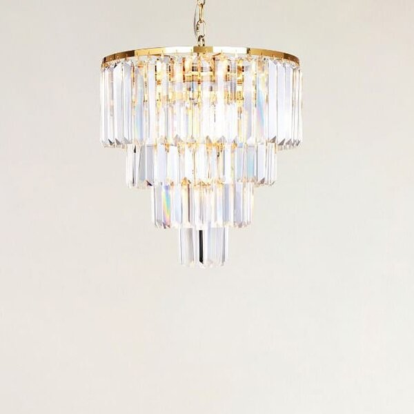 Zuma Line Amedeo lampă suspendată 5x40 W auriu-cristal 17106/4+1-GLD