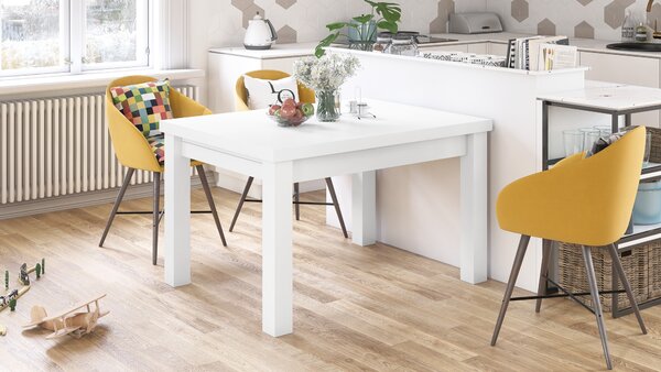 Mazzoni ROYAL Alb Mat - MASĂ EXTENSIBILĂ PÂNĂ LA 2,7 m
