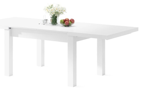 Mazzoni ROYAL Alb Mat - MASĂ EXTENSIBILĂ PÂNĂ LA 2,7 m