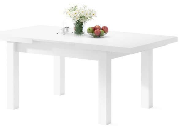 Mazzoni ROYAL Alb Mat - MASĂ EXTENSIBILĂ PÂNĂ LA 2,7 m