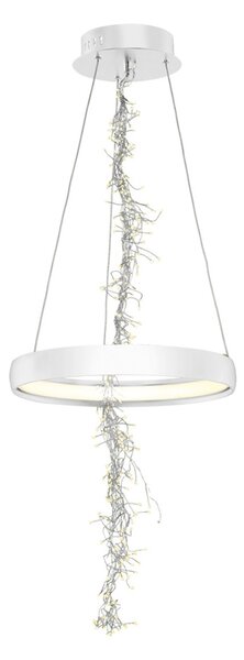 LED Lustră pe cablu SPARK LED/35W/230V alb