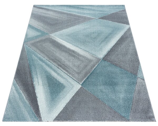 Covor Modern & Geometric Nami, Albastru, 200x290 cm