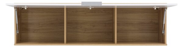 Dulap de perete Zele SFW1K (Stejar votan + Alb lucios. 702288