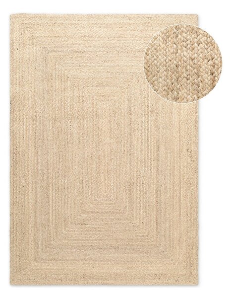 Covor în culoare naturală deschisă reversibil/țesut manual din iută 80x150 cm Juno – Hanse Home