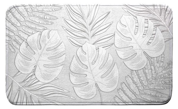 Covoraș de baie gri deschis 45x75 cm Amber – douceur d'intérieur