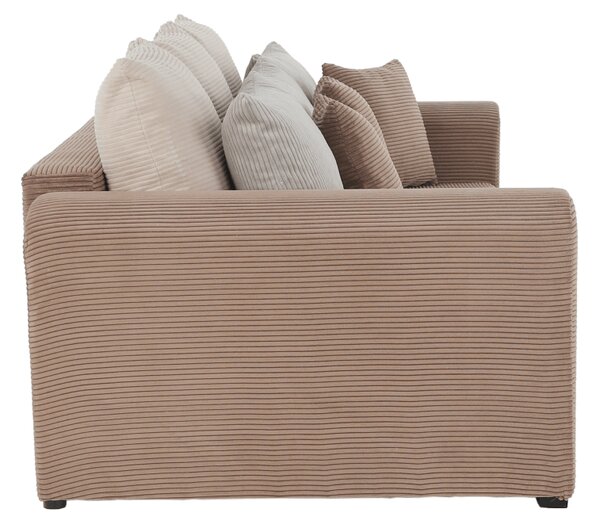 KONDELA Canapea foarte spaţioasă, maro deschis, bej, crem, GILEN BIG SOFA