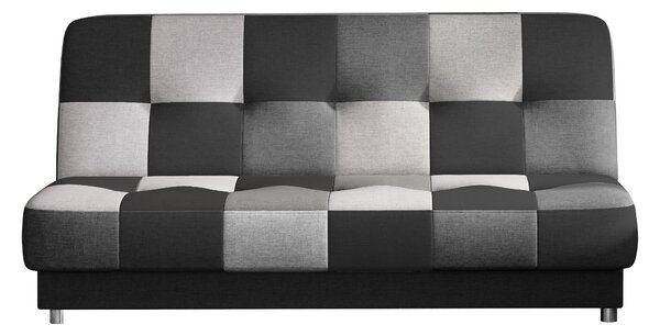 Canapea trei locuri Canoro (gri + negru). 1025439