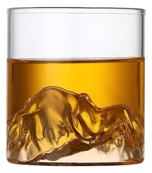 Pahar din Sticla Borosilicata, Mountain, 200 ml, 7x7.5 cm