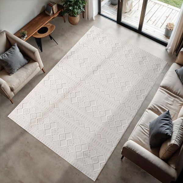 Covor pentru exterior și interior crem 120x170 cm Doha 1652 Cream – Ayyildiz Carpets