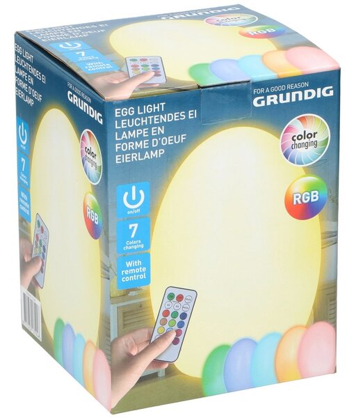 Grundig - LED RGB Ou decorativ cu telecomandă pe baterii 3xAAA