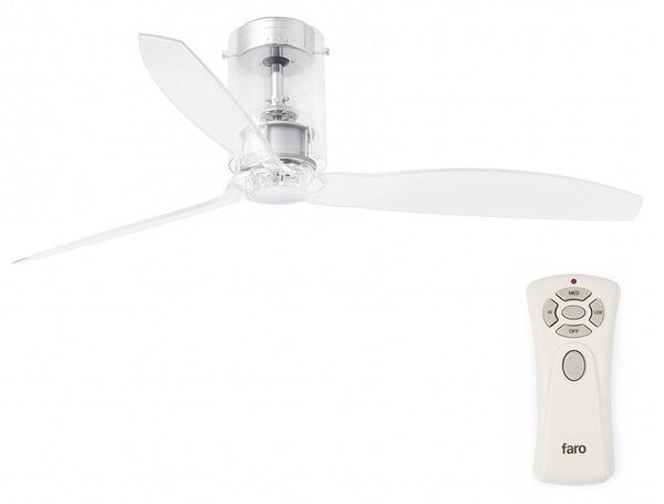 FARO 33393 - Ventilator tavan MINI TUBE FAN cu telecomandă și motor DC