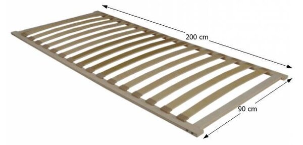 Z0ND0 Somieră lamelară 200x90 cm Flexy 3-zone. 752074