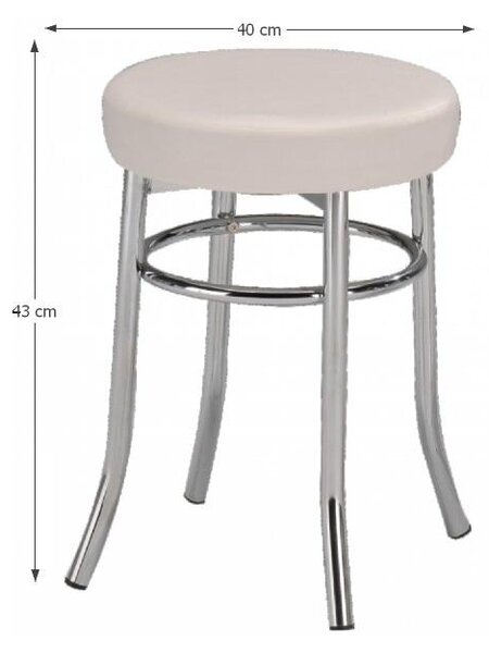 Taburete Ilano alb. 751653