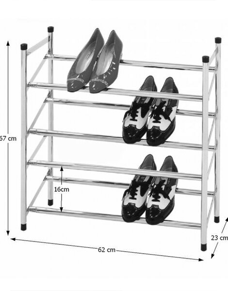 Pantofar metalic Dada (Crom). 752093