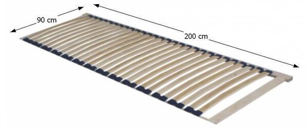 Z0ND0 Somieră lamelară 200x90 cm Twopack. 752083