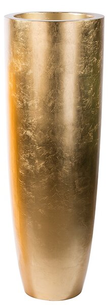 Suport ghiveci KONUS, compozit, auriu, 115x40 cm