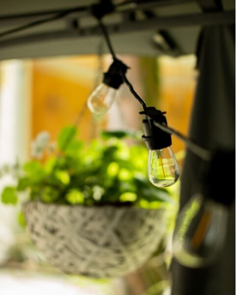 Lanț decorativ de exterior MIMOSA 20xE27/1,3W/230V IP44 10m