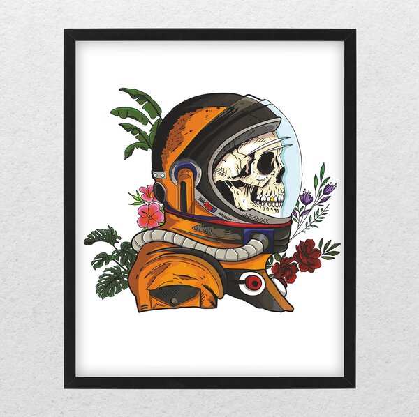 Poster - Skull cosmonaut