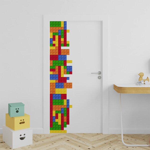Sticker pentru usa - Piese de LEGO